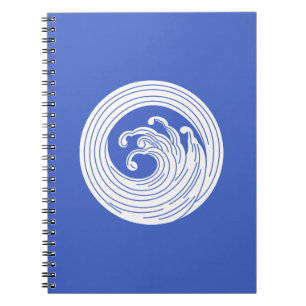 Cuaderno Círculo de onda en remolino