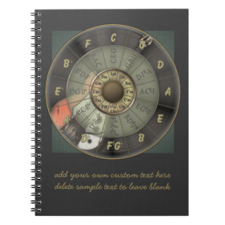 Cuaderno Círculo de quintos - guitarra del vintage