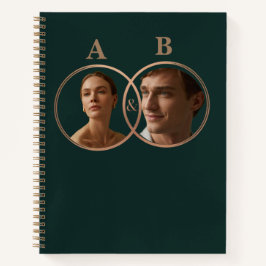 Cuaderno Círculo entrelazado de pareja