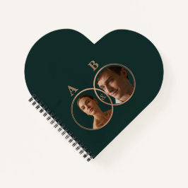 Cuaderno Círculo entrelazado de pareja