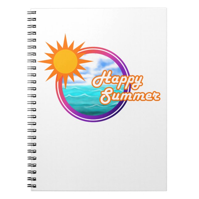 Cuaderno Círculo Feliz Océano de Verano (Frente)