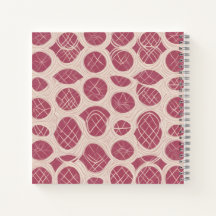 Círculo geométrico rosa frambuesa