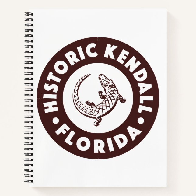 Cuaderno Círculo Kendall Florida - Marrón (Anverso)