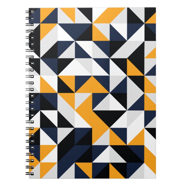 Cuaderno Círculos al azar: patrón colorido. (Frente)