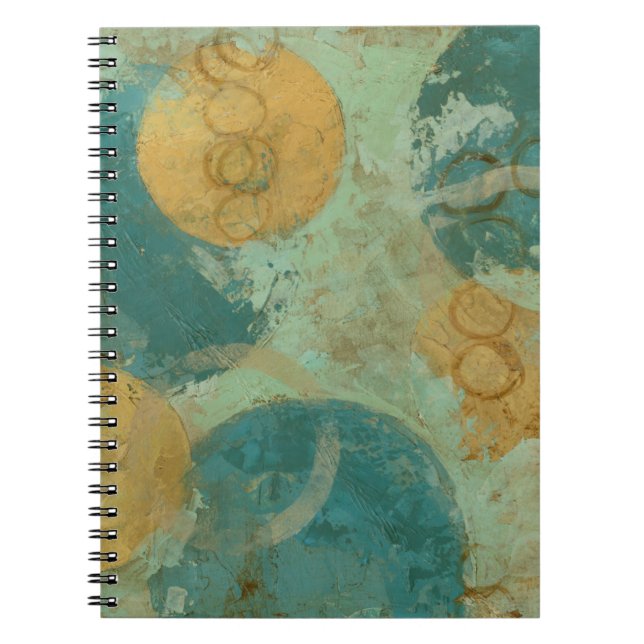 Cuaderno Círculos azules y amarillos (Frente)