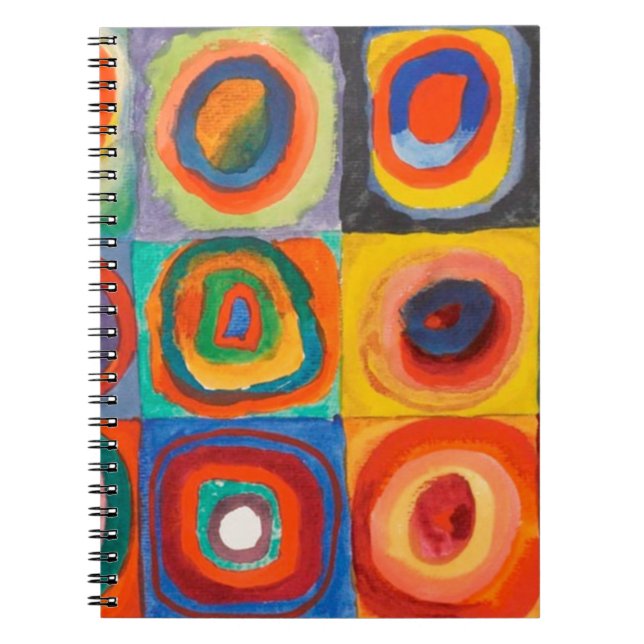 Cuaderno Círculos Concéntricos de las plazas de Kandinsky (Frente)