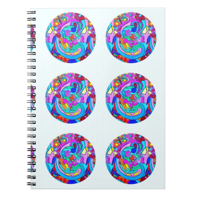 Cuaderno circulos de amor de pimienta (Frente)