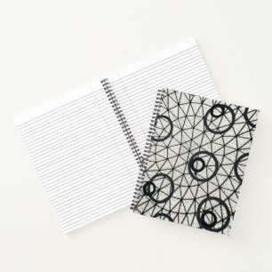 Cuaderno Círculos negros y blancos