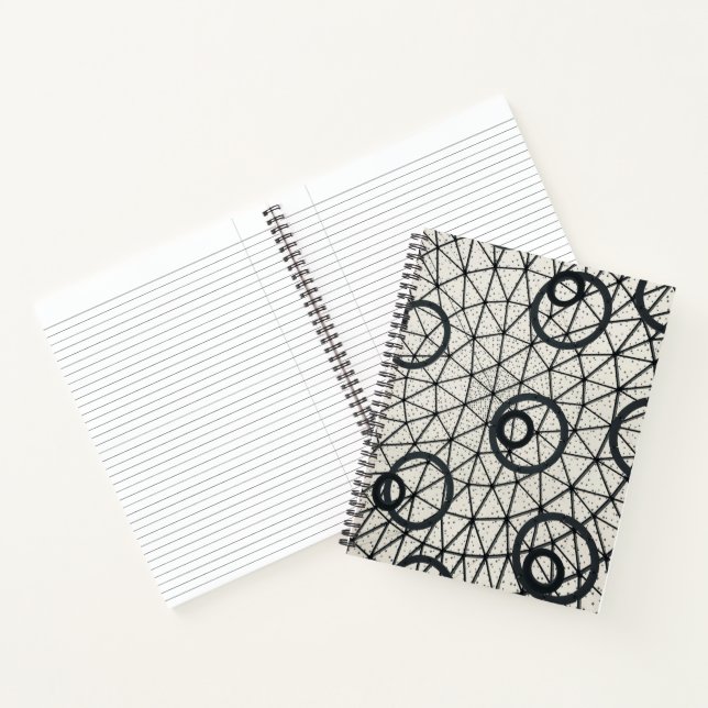 Cuaderno Círculos negros y blancos (Interior)
