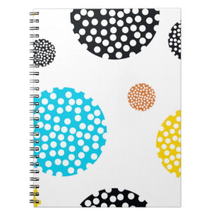 Cuaderno Círculos punteados lúdicos, modernos, divertidos y