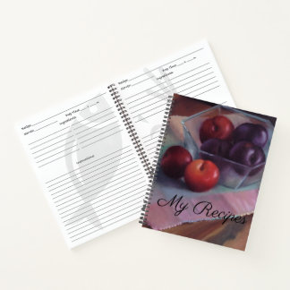 Cuaderno Ciruelas frescas y mis recetas