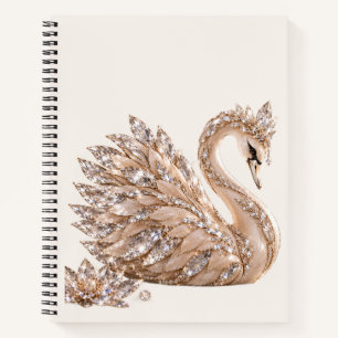 Cuaderno Cisne de Cristal de Lujo