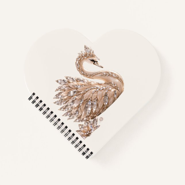 Cuaderno Cisne de Cristal de Lujo (Anverso)