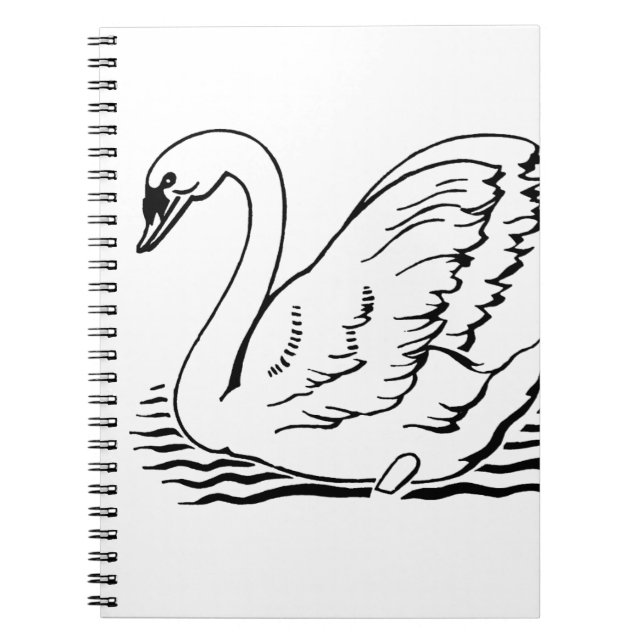 Cuaderno Cisne elegante (Frente)