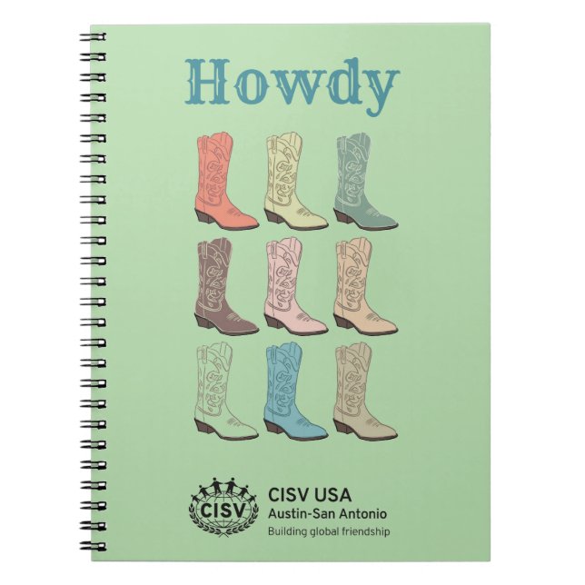 Cuaderno CISV Austin Cowboy Boots (Frente)