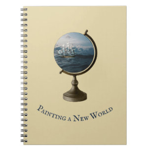 Cuaderno "Cita artística" Globo de horizontes interminables