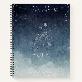Cuaderno Cita celeste azul