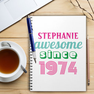 Cuaderno Cita de 50 años graciosa personalizada