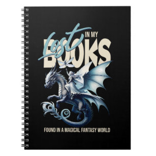 Cuaderno Cita de amante de libros de Dragon and Fairy and F