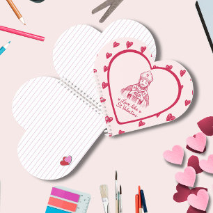 Cuaderno Cita de amor católica de San Valentín Ilustración 