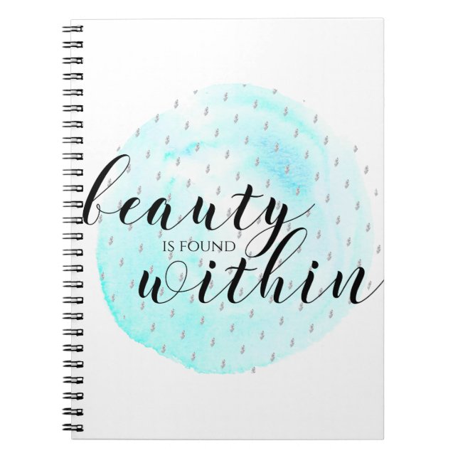 Cuaderno Cita de belleza acuarela (Frente)