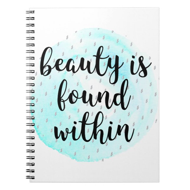 Cuaderno Cita de belleza acuarela (Frente)