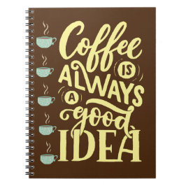 Cuaderno cita de café