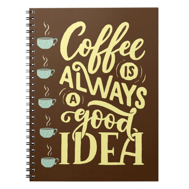 Cuaderno cita de café (Frente)
