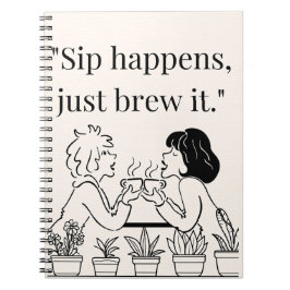 Cuaderno cita de café