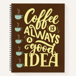 Cuaderno cita de café