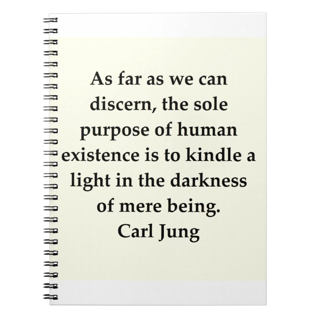 Cuaderno cita de Carl Jung (Frente)