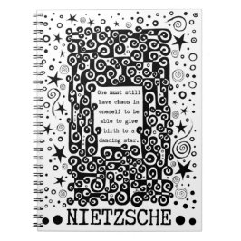 Cuaderno Cita de Dancing STAR de Nietzsche