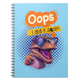 Cuaderno cita de dinosaurios