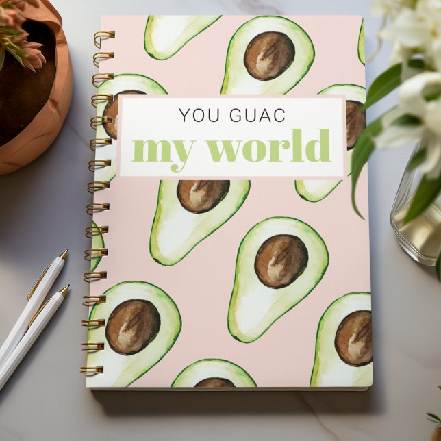 Cuaderno Cita De Diversión Moderna Pastel Rosa Y Aguacate V (Subido por el creador)