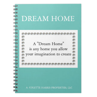 Cuaderno Cita de Dream Home - Diseñar 1 bloc de notas