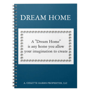 Cuaderno Cita de Dream Home - Diseño 3