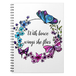 Cuaderno Cita de encargo de la mariposa y de la guirnalda