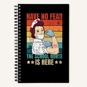 Cuaderno Cita de enfermera de vuelta al cole para una enfer