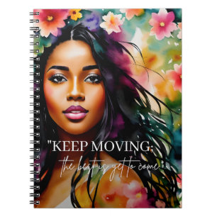 Cuaderno Cita de estímulo para la mujer de Melanin