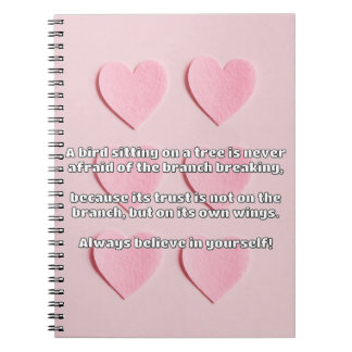 Cuaderno Cita de estímulo positivo de Empath Belig