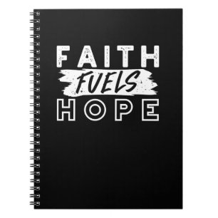 Cuaderno Cita de Fe Inspiradora – La Fe Alimenta la Esperan
