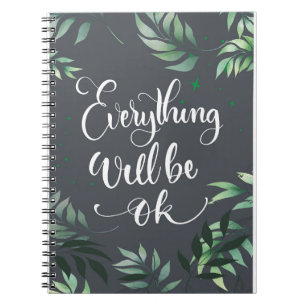 Cuaderno Cita De Felicidad Todo Estará Bien