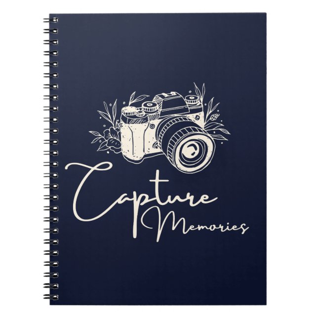 Cuaderno Cita de fotografía Captura Recuerdos (Frente)