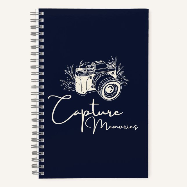Cuaderno Cita de fotografía para capturar recuerdos (Anverso)