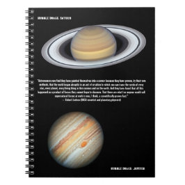 Cuaderno Cita de Hubble Júpiter y Saturno Científico