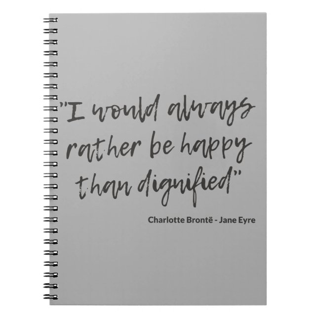 Cuaderno Cita de Jane Eyre I (Frente)
