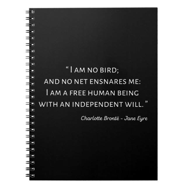 Cuaderno Cita de Jane Eyre II - Estilo Clásico (Frente)