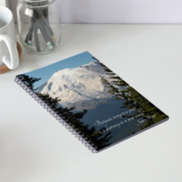 Cuaderno Cita de John Muir Escénico Monte Rainier 