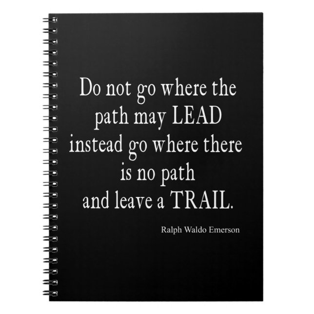 Cuaderno Cita de liderazgo Inspirador de nueva aparición (Frente)