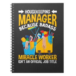 Cuaderno Cita de limpieza de Casa de Trabajo de Funny House